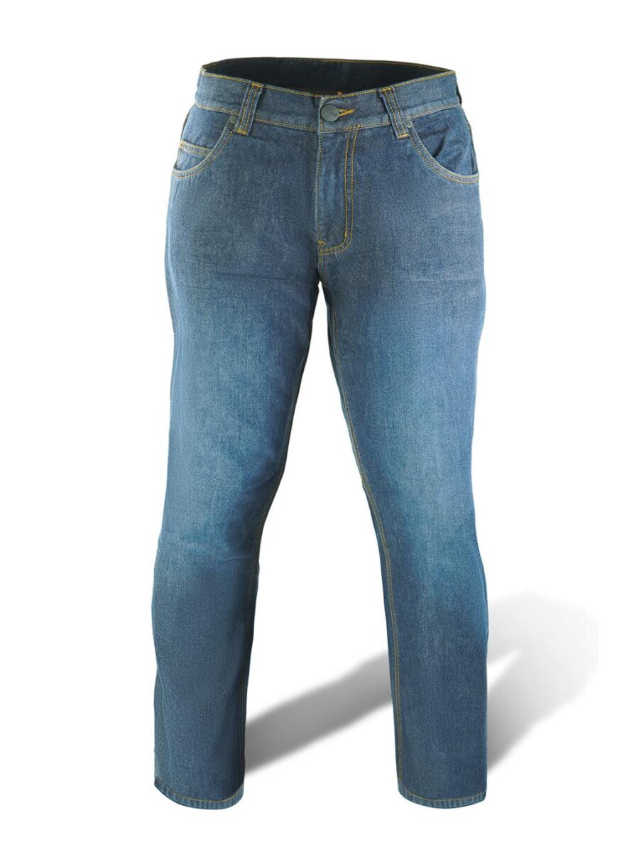 Leanina Blue Cordura Denim – Durable Motorcycle Riding Jeans - Image 8