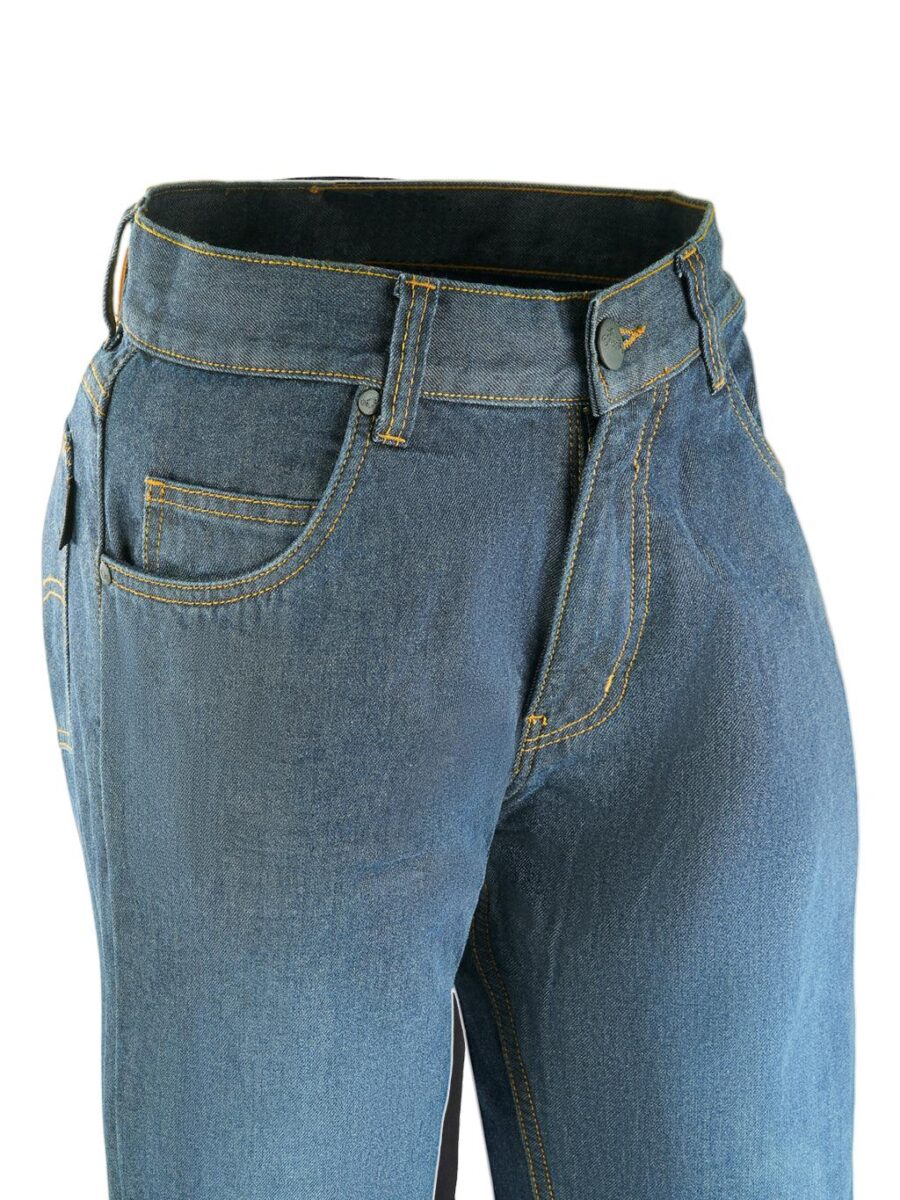 Leanina Blue Cordura Denim – Durable Motorcycle Riding Jeans - Image 10