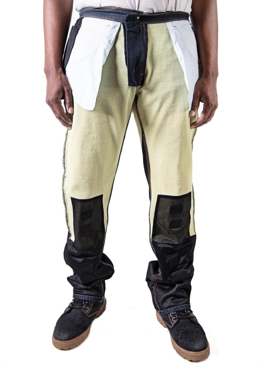Leanina Blue Cordura Denim – Durable Motorcycle Riding Jeans - Image 5