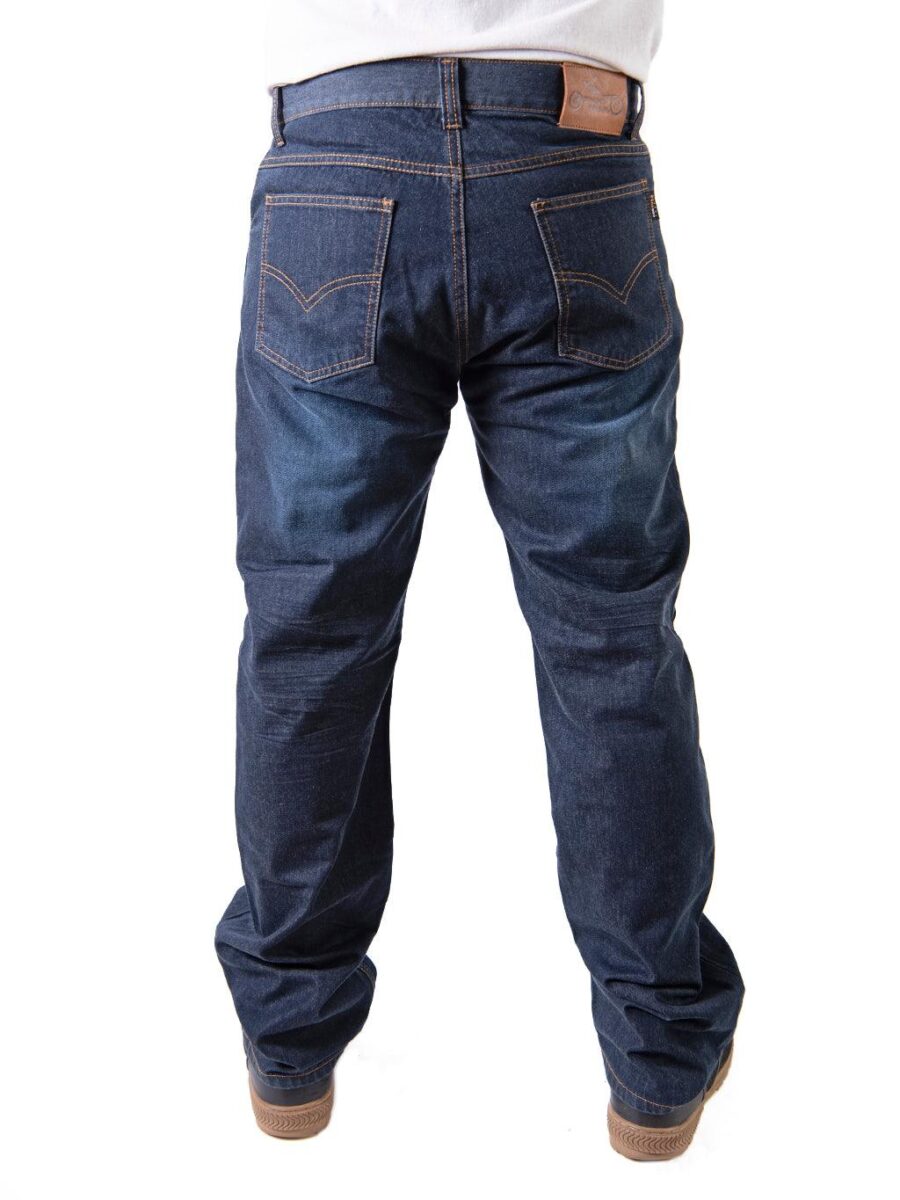 Leanina Blue Cordura Denim – Durable Motorcycle Riding Jeans - Image 4