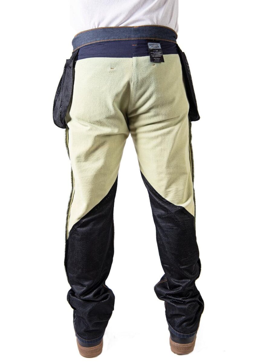 Leanina Blue Cordura Denim – Durable Motorcycle Riding Jeans - Image 6