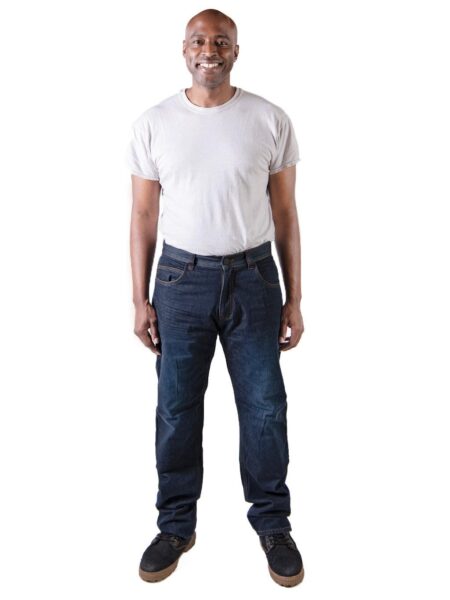 Leanina Blue Cordura Denim – Durable Motorcycle Riding Jeans