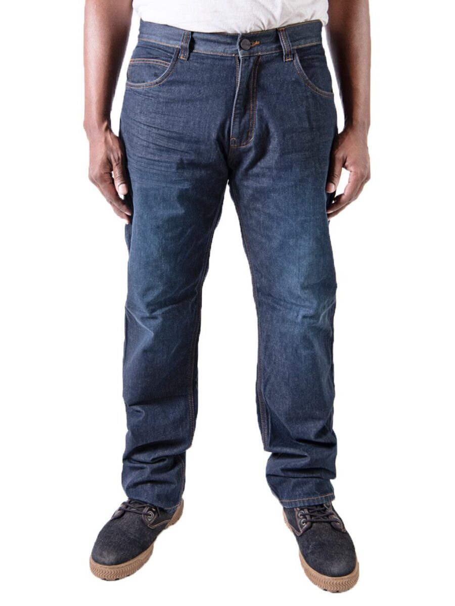 Leanina Blue Cordura Denim – Durable Motorcycle Riding Jeans - Image 2